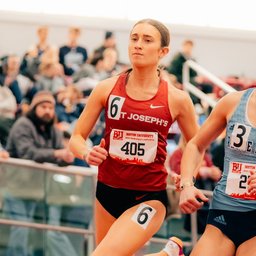 Women's track runner